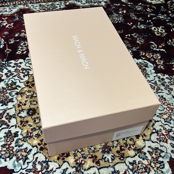 Mach & Mach Green Bow embellished heels EU 37.5 7.5 women - Picture 9 of 11